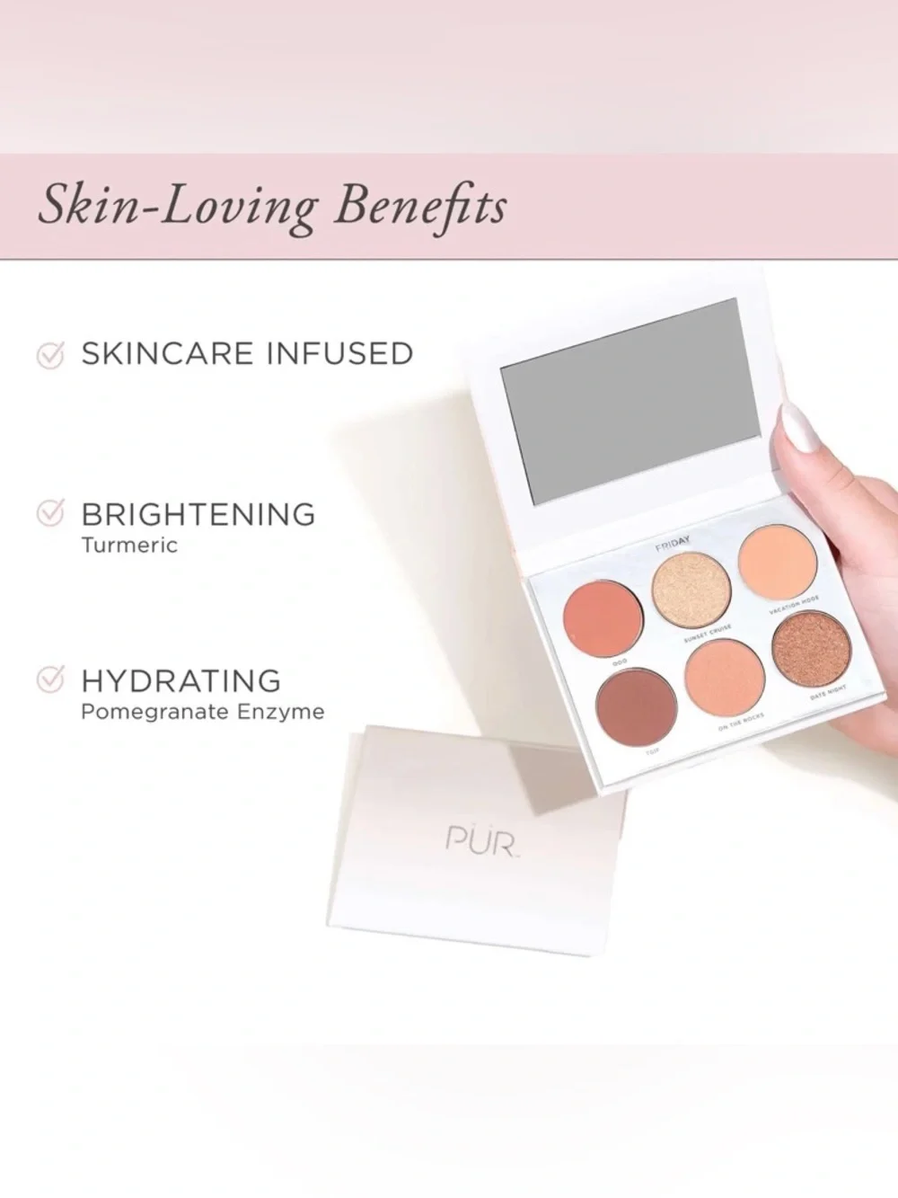 PUR‎ On Point Vegan Eyeshadow Palette Six-Shade 